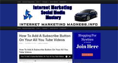 Desktop Screenshot of internetmarketingmadness.info