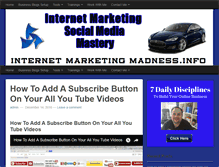 Tablet Screenshot of internetmarketingmadness.info